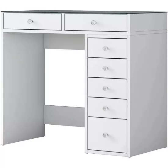 Masă toaletă Mirage Meble BJ107, White