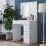 Столик туалетный Mirage Meble BJ115 зеркало/лампочки, White