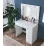 Столик туалетный Mirage Meble BJ115 зеркало/лампочки, White