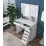 Столик туалетный Mirage Meble BJ115 зеркало/лампочки, White