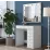 Столик туалетный Mirage Meble BJ117 зеркало/лампочки, White
