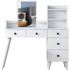 Masă toaletă Mirage Meble BJ101, White
