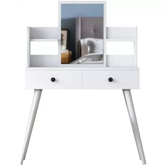Masă toaletă Mirage Meble BJ102, White