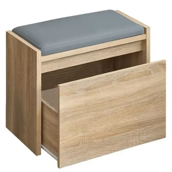 Tumba-bancheta Mobhaus Bergi (60 cm), Sonoma Oak