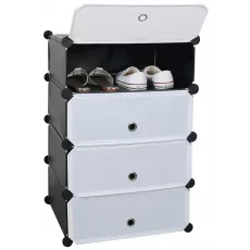 Etajera pentru incaltaminte Mobhaus Poret (49 cm), Black