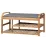 Bancheta-etajera Halmar ST13 (100 cm), Natural/Gray