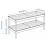 Rafturi pentru pantofi Ikea Mackapar (78 cm) 505.309.93, Alb