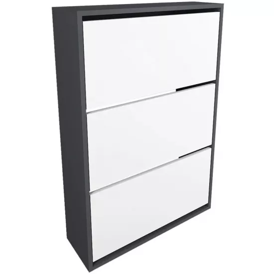 Тумба для обуви Fabulous 3D (73,6 см), Anthracite/White