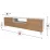 Тумба под ТВ Fabulous 272B7BF8B (140 см), White/Pine
