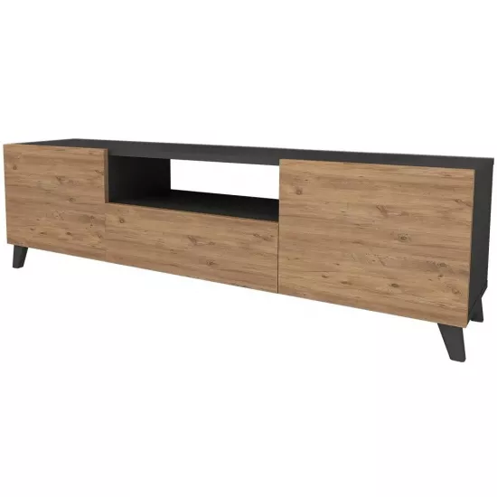 Тумба под ТВ Fabulous A3FF380D2 (140 см), Anthracite/Pine