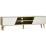 Comoda TV Homcom 839-660V00AK (150 cm), Natural Oak/White