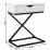 Тумба прикроватная Tempo Kondela Vired (50 см), White/Black