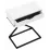 Тумба прикроватная Tempo Kondela Vired (50 см), White/Black