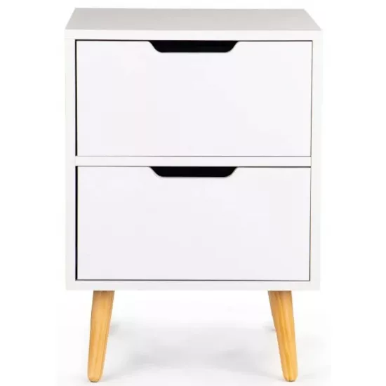 Noptieră Modern Home WYJ-052 (40 cm), White