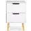 Noptieră Modern Home WYJ-052 (40 cm), White