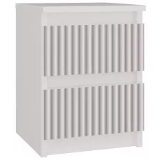 Noptieră TopEshop Malwa M2 Arteso (30 cm), White/Pink