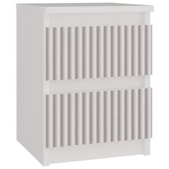 Noptieră TopEshop Malwa M2 Arteso (30 cm), White/Pink