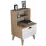 Тумба прикроватная Mirage Meble BD105 S (45 см), Walnut/White