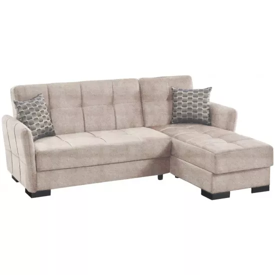 Canapea de colț Fabulous Suny 02-100, Beige Light