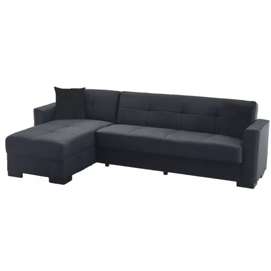 Canapea de colț Fabulous Porto, 58-002 (Dark Gray)