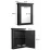 Oglindă baie Costway HW59321BK (56 cm), Black