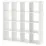 Стеллаж Ikea Kallax, 147 см x 147 см x 39 см 302.758.61, Белый