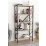 Raft Fabulous Shelves Metal 5, 66 cm x 160 cm x 34 cm, Pine/Black