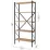 Raft Fabulous Shelves Metal 5, 66 cm x 160 cm x 34 cm, Pine/Black