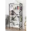 Raft Fabulous Shelves Metal 5, 66 cm x 160 cm x 34 cm, White/Black