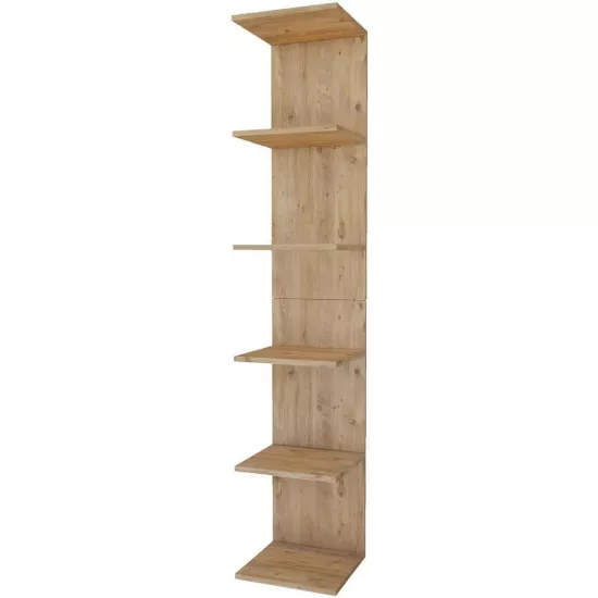 Стеллаж навесной Fabulous 6 полок, 34,5 см x 180 см x 29,8 см, Pine