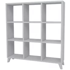 Стеллаж Fabulous 9 секции, 88,2 см x 100,2 см x 20 см, White Стеллаж Fabulous 9 секции, 88,2 см x 100,2 см x 20 см, White