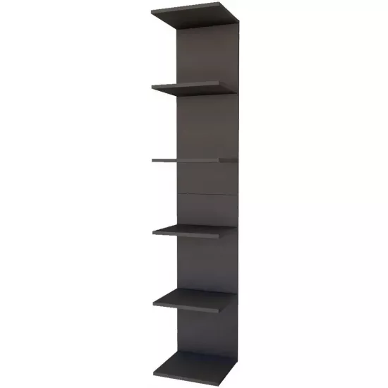 Стеллаж навесной Fabulous 6 полок, 34,5 см x 180 см x 29,8 см, Anthracite