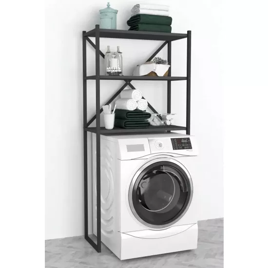Стеллаж для стиральной машины Fabulous 66x34x160, Anthracite