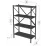 Стеллаж Fabulous 4 Shelves Metal, 66 см x 121 см x 34 см, Anthracite