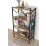 Стеллаж Fabulous 4 Shelves Metal, 66 см x 121 см x 34 см, Pine/Black