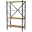 Стеллаж Fabulous 4 Shelves Metal, 66 см x 121 см x 34 см, Pine/Black