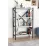 Стеллаж Fabulous 4 Shelves Metal, 66 см x 121 см x 34 см, White/Black