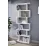 Raft Bofigo Zigzag 6 Shelves, 80x192,6x24, White