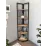 Raft de colț Fabulous 5 Shelves, 33,5 cm x 159,5 cm x 33,5 cm, Pine/Black