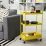 Стеллаж Ikea Nissafors, 50,5 см x 83 см x 30 см 205.808.47, Желтый