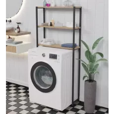 Стеллаж для стиральной машины Prestige 3 полки, Pine/Black