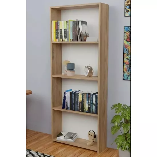 Стеллаж Prestige 5 Layer, 60 см x 170 см x 19,5 см, Pine/White