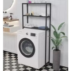 Стеллаж для стиральной машины Prestige 3 полки, Anthracite/Black