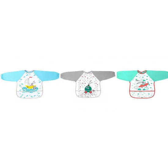 Слюнявчик с рукавами BabyOno Baby Adventurer 0837 (35x40 см)