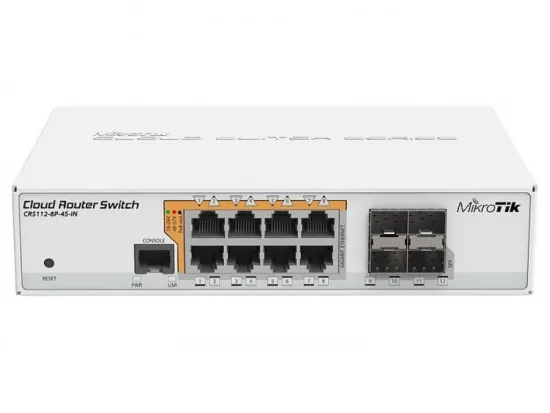 WI-FI router MikroTik CRS112-8P-4S-IN