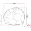 Fotoliu tip sac Mirjan24 Sylwin/Ksante 500L, White/Black
