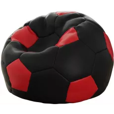 Кресло мешок Mirjan24 Ksante 500 L, Black/Red