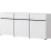 Тумба под ТВ Helvetia Cross 3D3S (180 см), White/Black