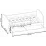 Pat copii ACMA Meble Acma II, 80x160 bariera/sertar/saltea 7cm, 80x160 cm, White