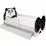 Детская кровать ACMA Meble Acma VII Animals/Panda, 80x160 бортик/ящик/матрас 7cm, 80x160 см, White/Black